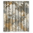 thumbnail image 1 of ECZJNT vintage floral white peonies light grey gold Shower Curtain Bathroom Waterproof Home Decor 60x72 Inch, 1 of 1