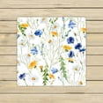 thumbnail image 1 of ECZJNT watercolor dandelion cornflower delicate flower Beach Bath Towels Shower Towel For Home Outdoor Travel 13x13 Inch, 1 of 1