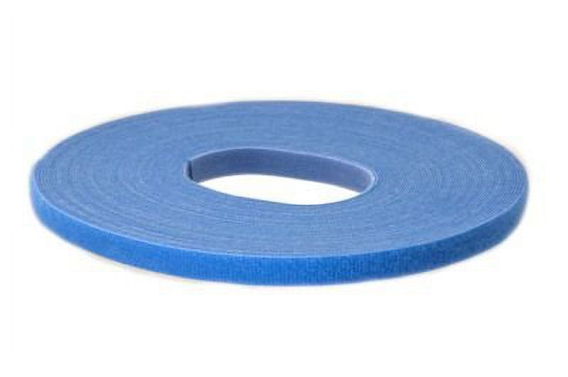 ECore Cables 94-050-050 BL - Bulk Hook and Loop Cable Tie - 50' Roll X 1/2" - Blue