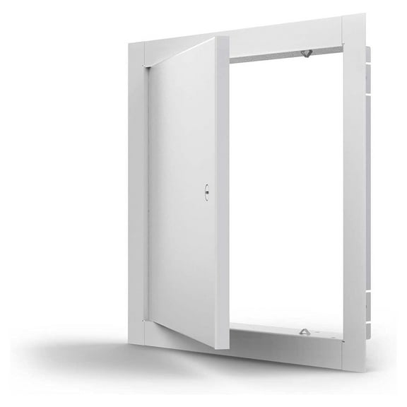 ED-2002 18 x 18 Inch Universal Flush Mount Access Panel Door Service with Stainless Steel Cam & Continuous Concealed Hinge, White