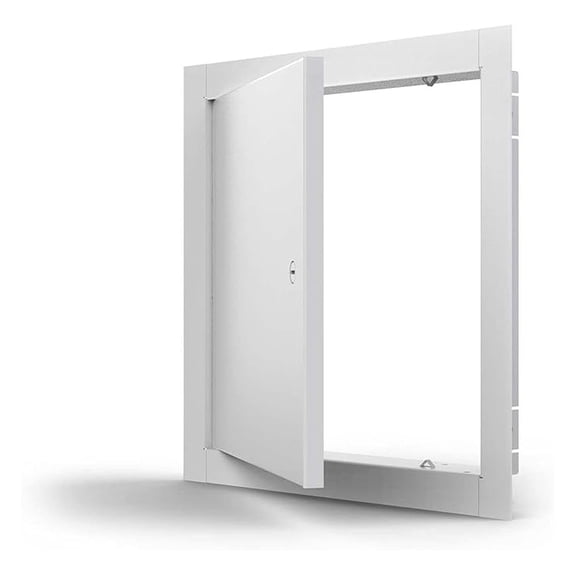 ED-2002 18 x 18 Inch Universal Flush Mount Access Panel Door Service with Stainless Steel Cam & Continuous Concealed Hinge, White