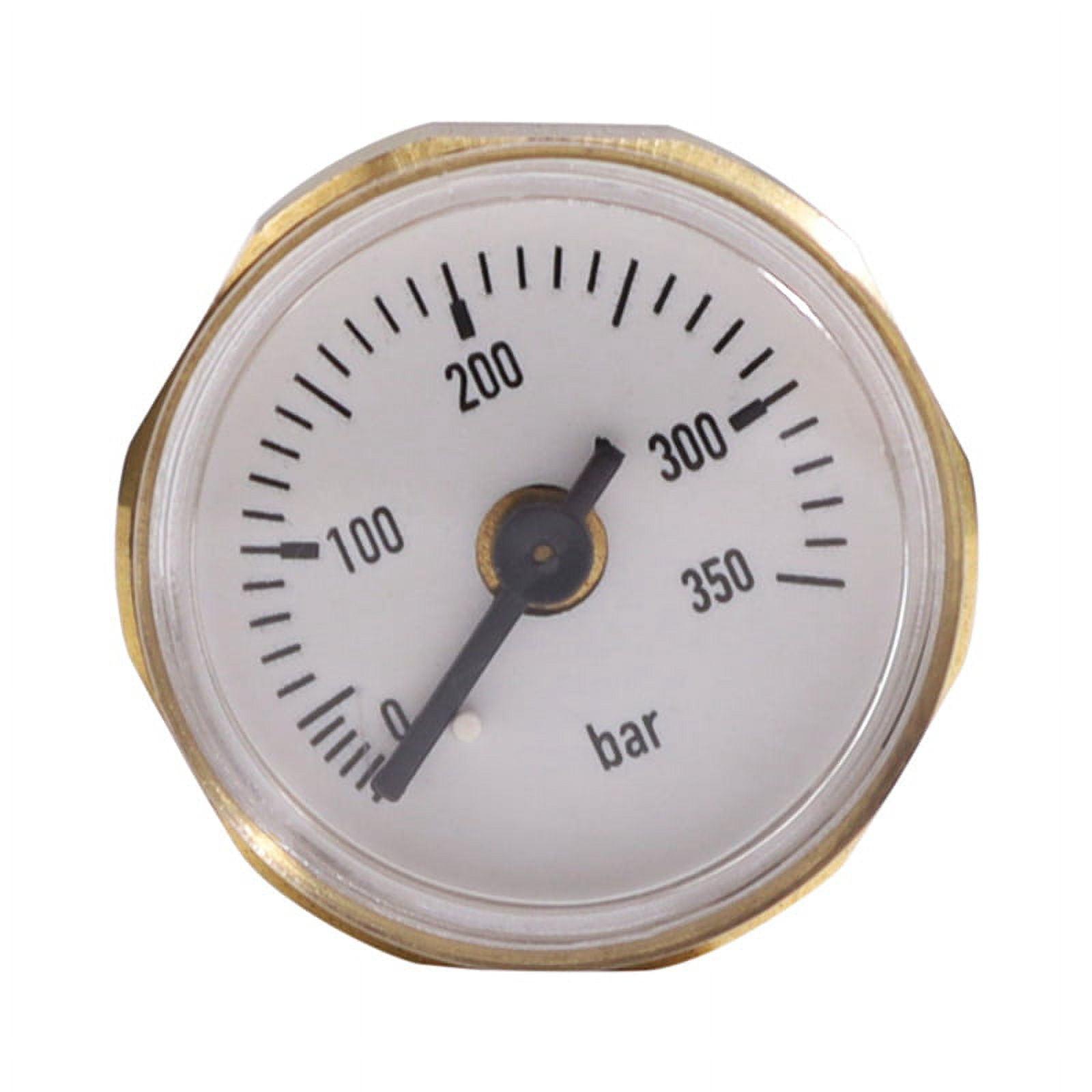ED 28mm Dial Precision Air Pressure Gauge Manometer 350Bar with 1/8 Inch Thread for PCP Adapter