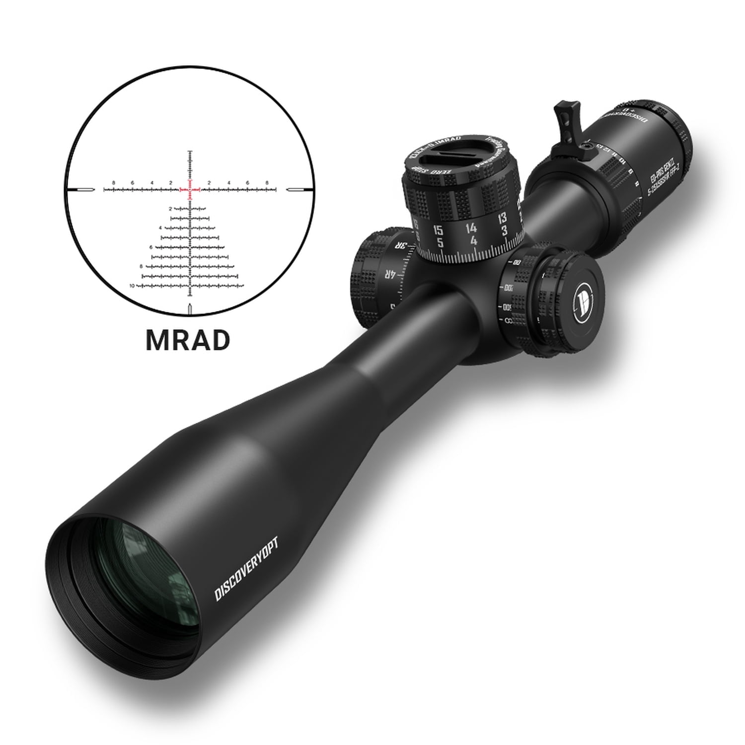 DISCOVERYOPT ED-PRS GEN2 5-25X56 Side Parallax Adjustment Riflescope 6-Stage Illumination 34MM Tube