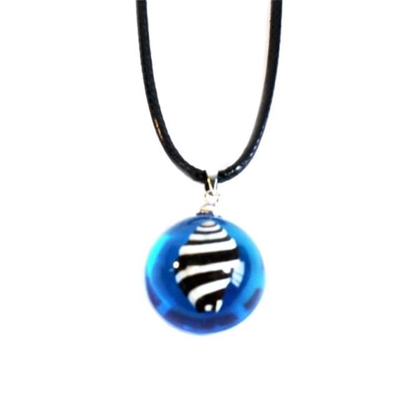 ED Speldy East OP1004 Shell Oceanic Necklace, Blue