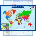 thumbnail image 1 of ED World Map 14" x 19.5" Poster, 1 of 8