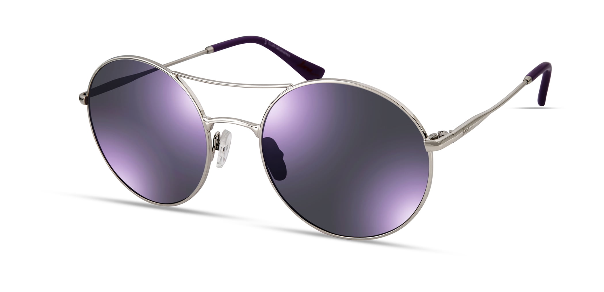 ED by Ellen Double Bar Round Sunglasses (S-33)