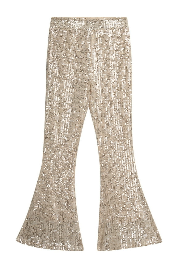 Girls Sequin Knit Pants, Sizes 7-16