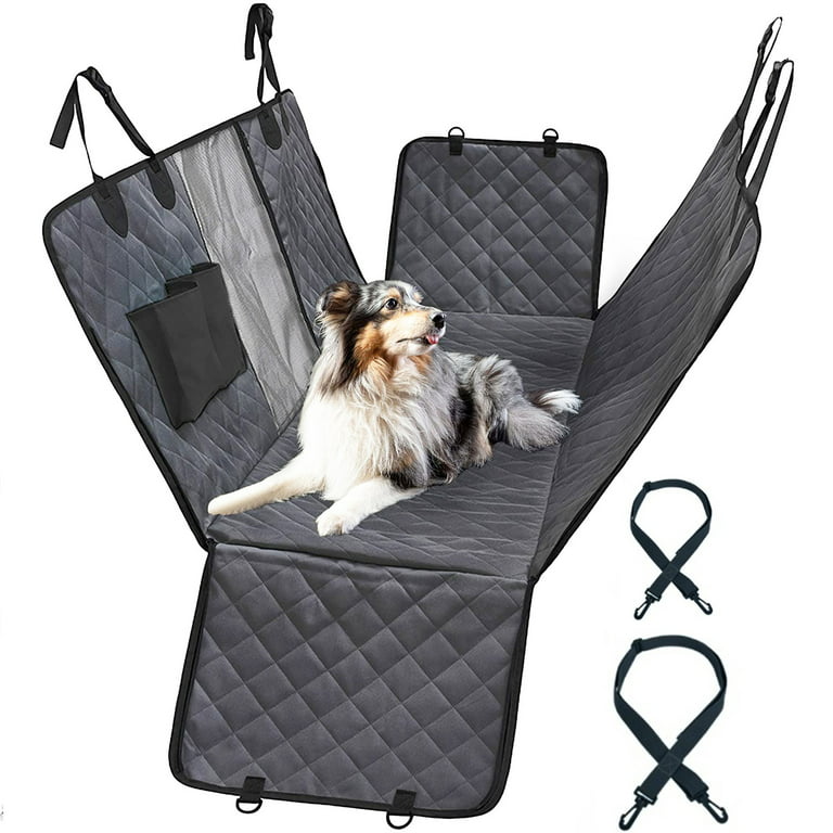 Dog Car Seat Cover , MOKOQI Back Seat Protector Pet Mat Hammock Dog Cover  for Cars 