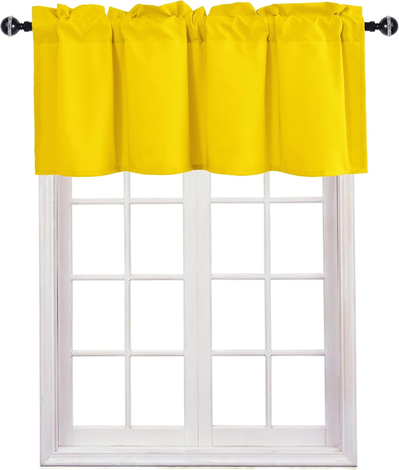 EDASCV-Valance Curtains for Kitchen Window Valances for Living Room