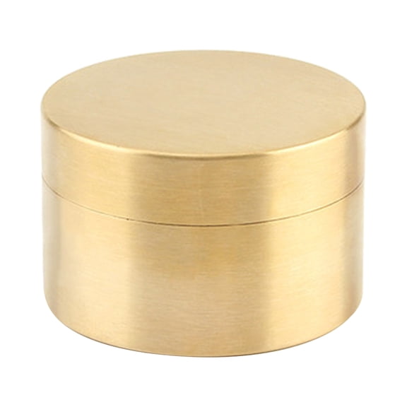 EDC Brass Sealed Tea Can Waterproof Container Capsule Bottle Can Medicine Box