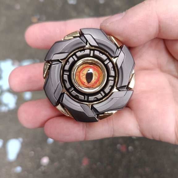 Demon Eyes EDC Fidget Spinner Open-Armored Rotating Toss Toy Adult Stress Relief Magnetic Metal Toy