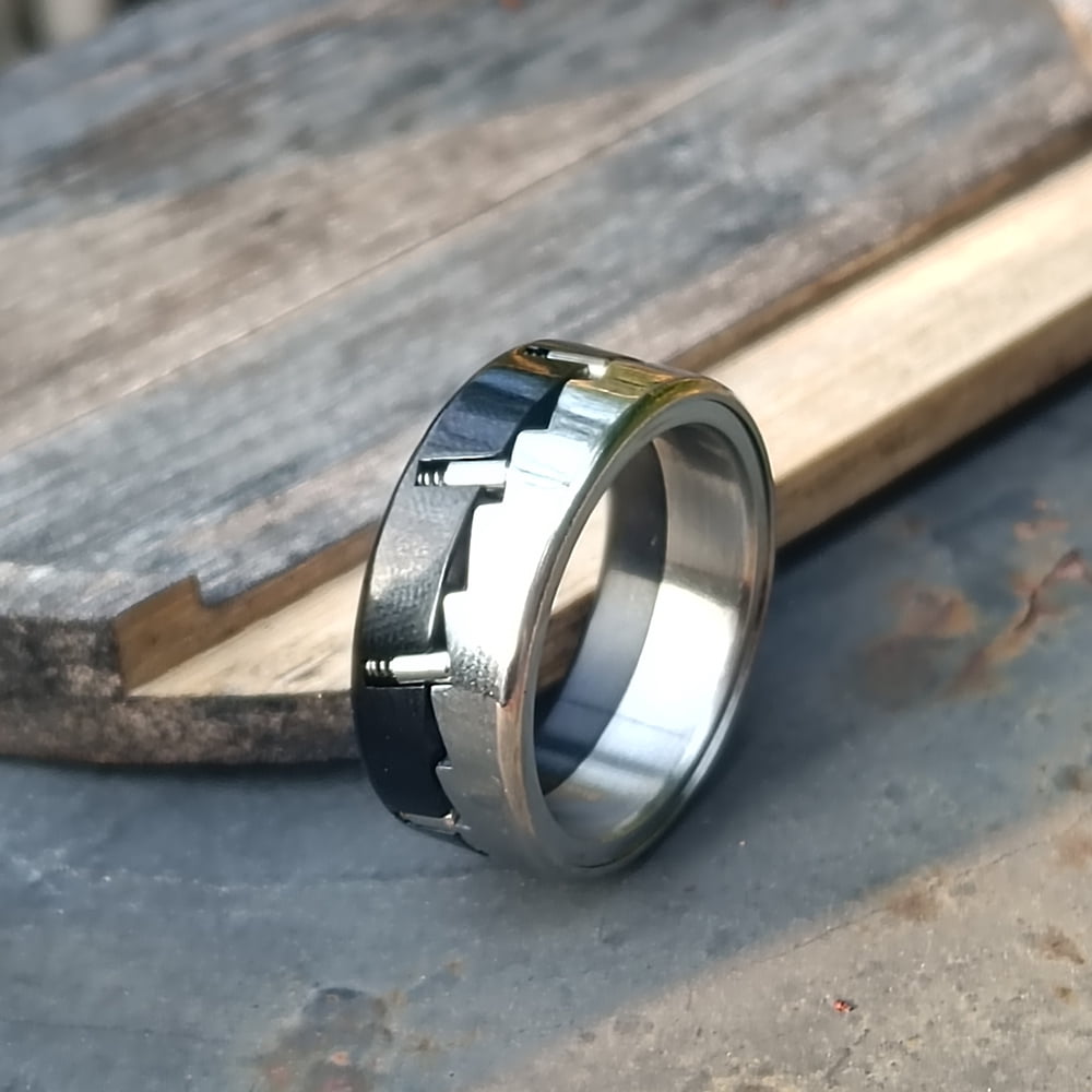 EDC Fingertip Windmühle Zepter Slider Fingertip Spielzeug Erwachsene Reduzierung Gyro Metall Slider Finger Push rotierende Münze Dekompression