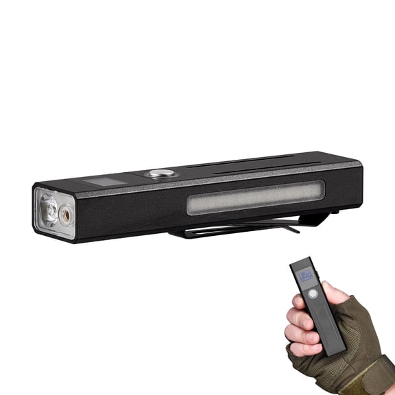 EDC Flashlight 3-in-1 High Lumens 1000LM, Green Beam LED, IPX4 Waterproof, Compact Handheld Torch for Camping & Emergency