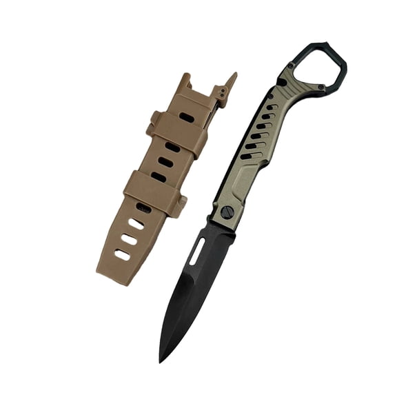 EDC Folding Knife, N690 Blade & T6 Aluminum Handle, 8.78'' Length for Outdoor & Daily Use