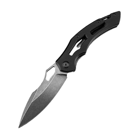 EDC Folding Outdoor Knife, 8Cr13MoV Blade, 420 Steel Handle, Portable Multi-Function Utility Knife