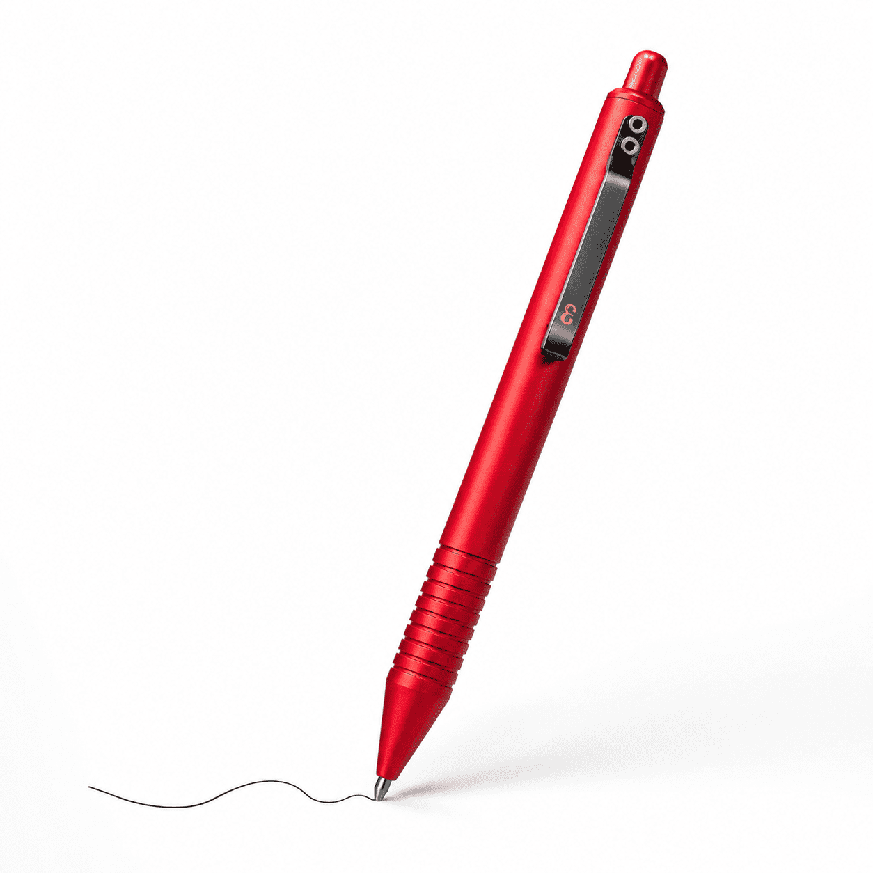 EDC Grafton Crimson Full Click Refillable 0.7mm Metal Gel Ink Pen ...