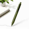 EDC Metal Gel Ink Pen, OD Green Matte, Full Click, 0.7mm Tip ...
