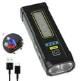 thumbnail image 1 of EDC Mini Flashlight Rechargeable with COB Side Light,1000 Lumens Super Bright Flashlight Small Portable Tactical Pocket Torch with Power Bank and Magnet for Walking,Hiking,Camping,Emergency (Black), 1 of 6