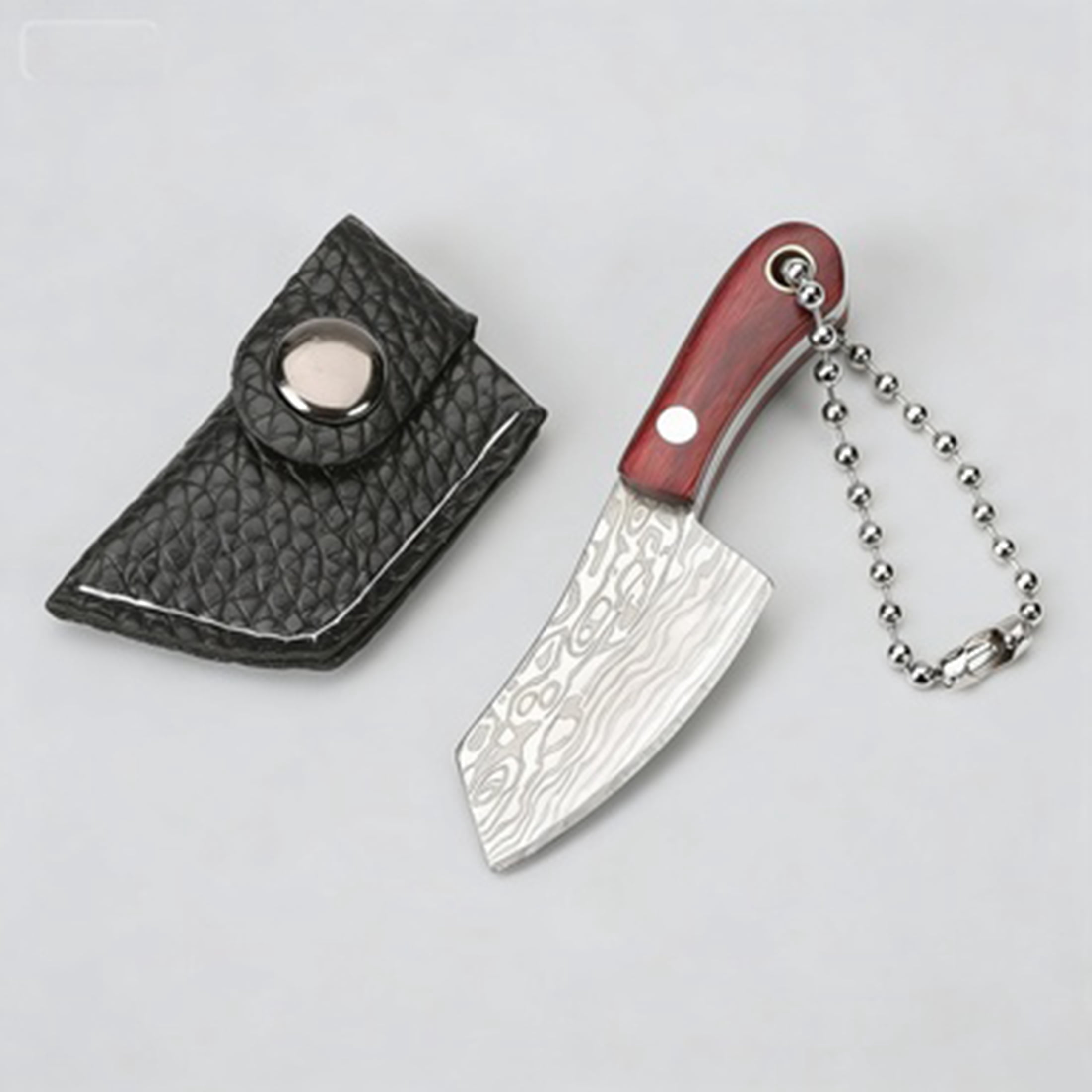 EDC Multi-Function Keyring Mini Pocket Knife Keychain Stainless Steel ...