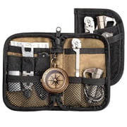 EDC Organizer Pouch Mini Tactical Gear Bag, Compact Utility Tool Holder with MOLLE System, Everyday Carry Storage Case, Military Style Equipment Organizer for Tools