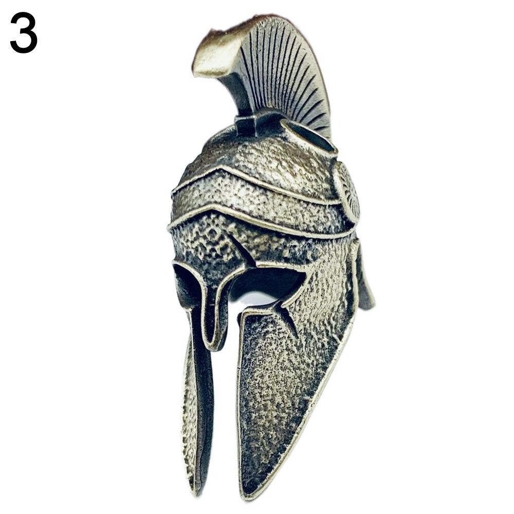 6-Pack Skull Alloy Beads For Paracord Lanyards & EDC - Silver Charms For Knives, Zippers, DIY Jewelry