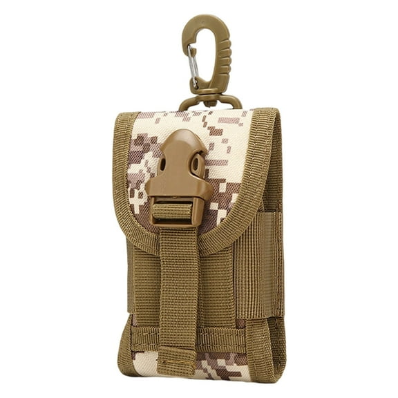 EDC Phone Pouch Waist Holster Bag Lightweight Durable Fabric for Hiking Cycling Travel Outdoor Adventure