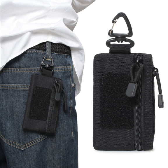 EDC Pouch Compact Mini Utility Pouch Accessories Organizer Bag Coin Purse Keychain Pocket Waist Pack