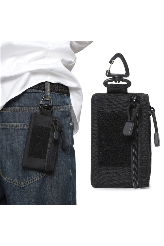 EDC Pouch Compact Mini Utility Pouch Accessories Organizer Bag Coin Purse Keychain Pocket Waist Pack