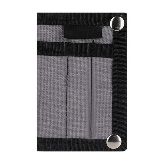 EDC Pouch, EDC Organizer, Mini Tool Pouch for Knife/Flashlight/Tactical Pen/Card-Men's Slim Pocket Organizer for Daily Carry, 4.5 x 3 inch (Light Gray)