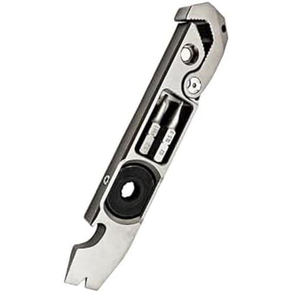 EDC Pry Bar Multitool - [8-IN-1] Titanium Pocket Tool with Ratchet ...