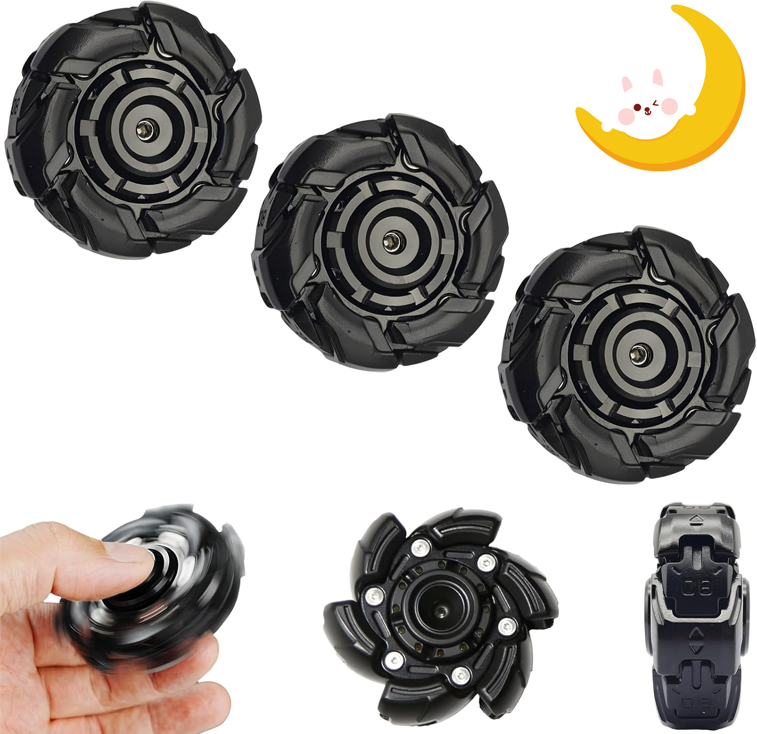 Gyroscope Gift EDC Restless Decompression fingertip Open Armor Gyroscope Adult ...