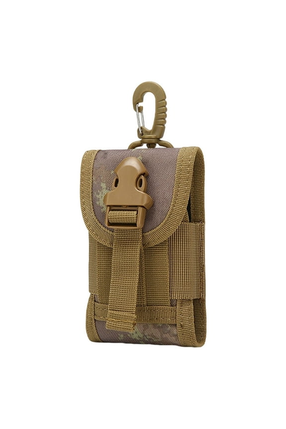 EDC Phone Pouch Waist Holster Bag Lightweight Durable Fabric for Hiking Cycling Travel Outdoor Adventure