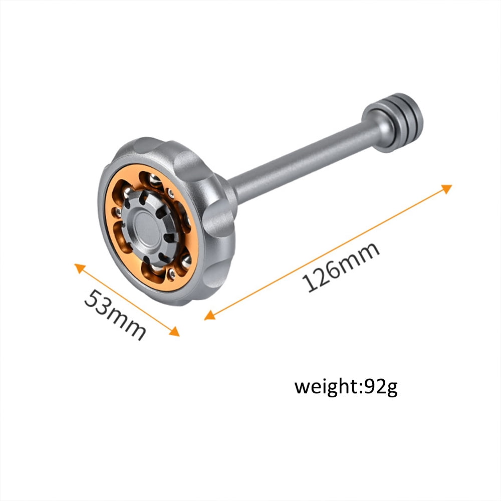 EDC fingertip windmill scepter slider fingertip toys adult reduction gyro metal slider finger push rotating coin decompression