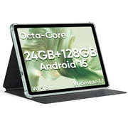 EDDBNi Android 15 Tablet ,10.1inch Tablets, Octa Core, 24GB RAM +128GB ROM  1 TB Expand , FHD IPS 1280 * 800,6000mAh Battery, 2.4/5Ghz WiFi,GPS,Widevine L1,Split Screen