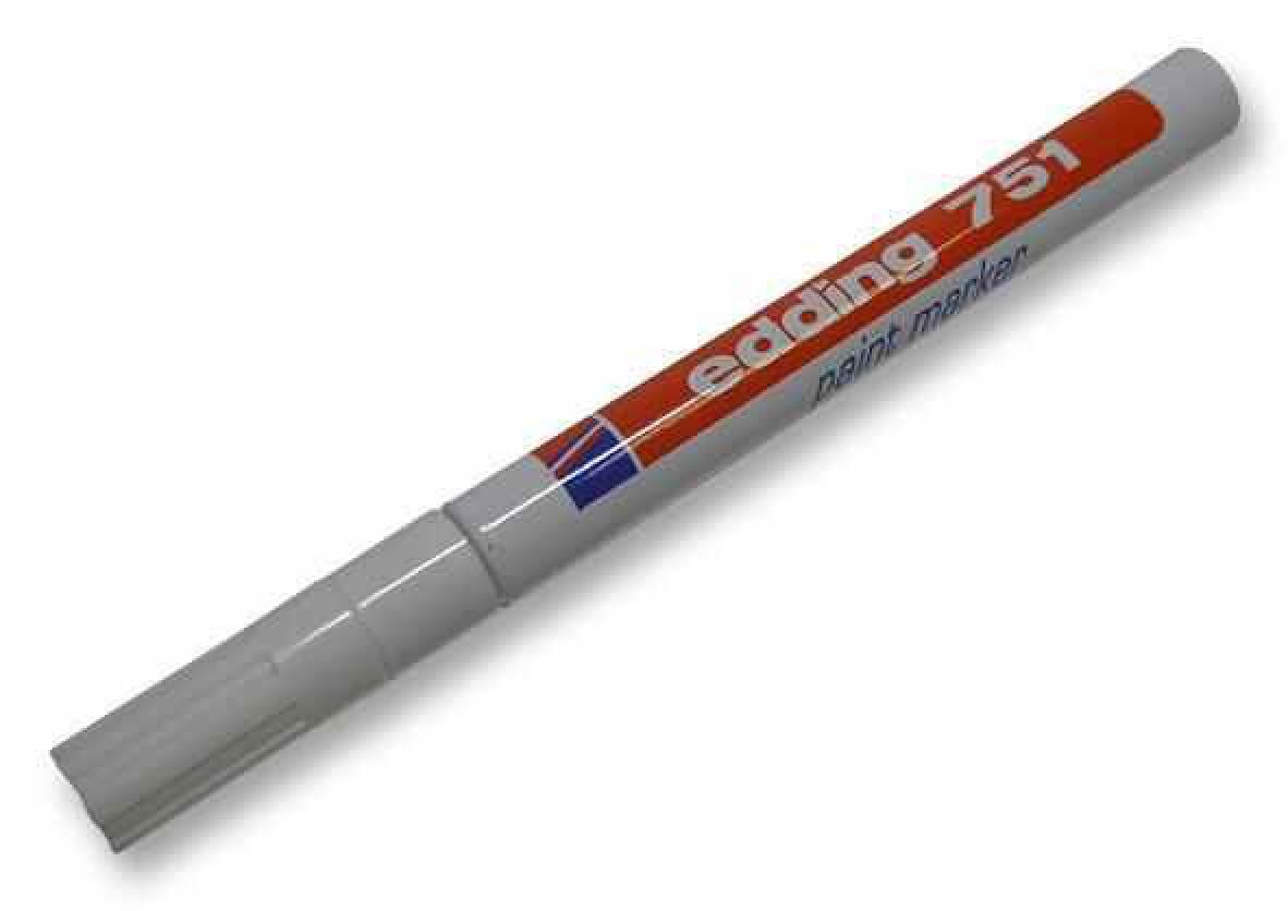 EDDING - Fine Bullet Tip Paint Marker - White