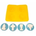 thumbnail image 1 of EDELAINE'S Confirmation Set 4 Cavity Silicone Molds for Cream Cheese Mints , Chocolate, 1 of 6