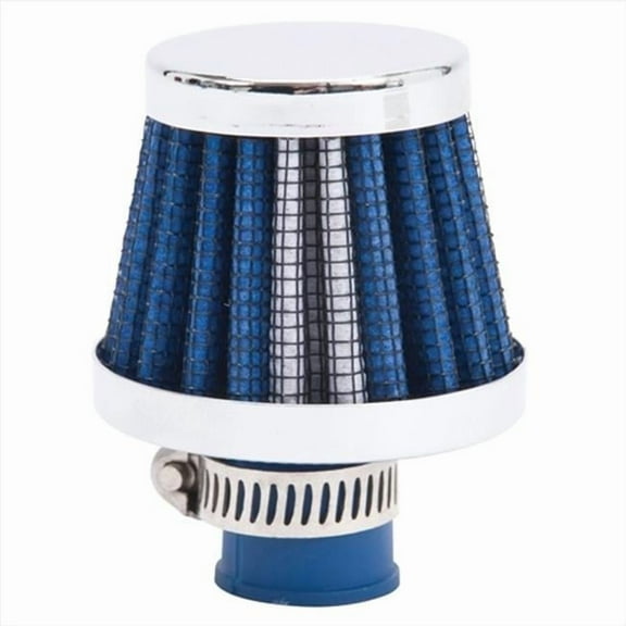 EDELBROCK 43513 Valve Cover Breather - Blue - Chrome