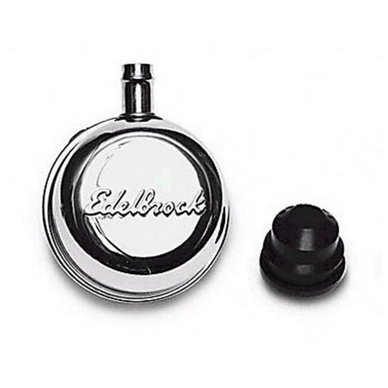 Edelbrock Round Breather w/90 Degree Nipple Edelbrock Round Breather w/90 Degree Nipple