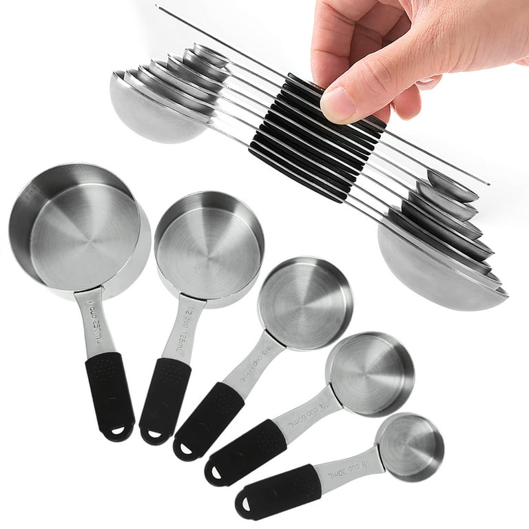 Magnetic Measuring Cups And Spoons Set Including 7 Measuring Cup 7