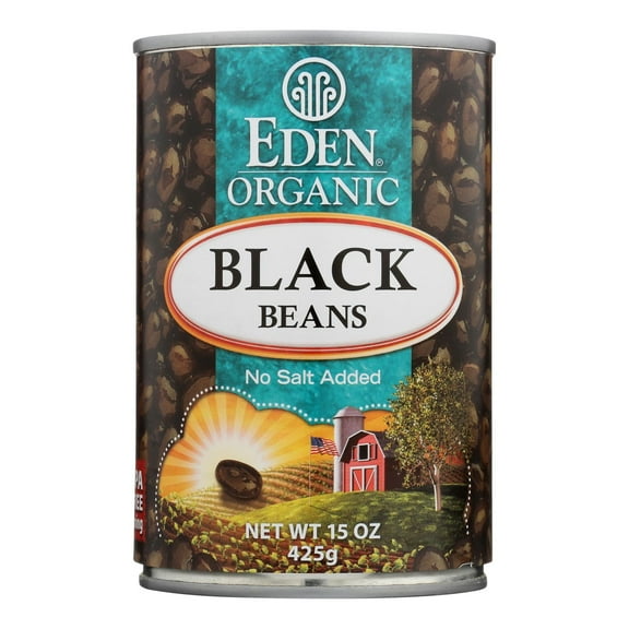 EDEN ORGANIC BLACK BEANS, 15 OZ.