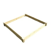 EDEN Quick Assembly Raised Garden Bed 4FT X 4FT X 5.5IN