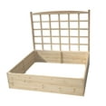 thumbnail image 1 of EDEN Raised Garden Bed with Trellis (4FT x 4FT x 11IN) With 44 In Trellis, 1 of 6