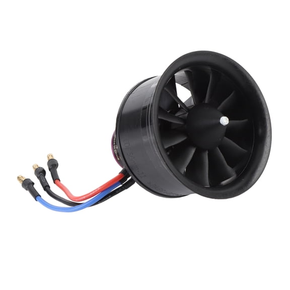 EDF 50mm 11 Blades Ducted Fan with High Performance 5S 3750KV Brushless Motor, 1050g (37 oz) Thrust Jet Engine Replacement Part for RC Airplanes and DIY Jets, Double Unit System (1.9 in / 5.0 cm)