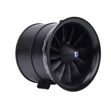 EDF 70mm 4S 3400KV 12 Blades 16.8V Electric Ducted Fan, Hobby RC Jet Engine Propeller, RC Car Engine Parts, High Speed Brushless Motor, Remote Control Model, Replacement Airplane Parts