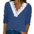 thumbnail image 1 of EDFBUYKRS Blouses for Women Long Sleeve Shirts Casual Dressy Pleated Tunic Tops L, 1 of 6