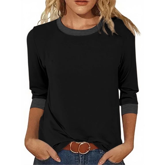 EDFBUYKRS Blouses for Women Puff Long Sleeve V Neck Tunic Tops Boho Dressy Casual Chiffon Shirts Xxl
