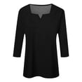 thumbnail image 1 of EDFBUYKRS By Women's and Women's Plus Oversized Boyfriend Shirt with Long Sleeves, Sizes Xxl, 1 of 3