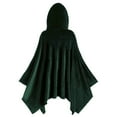 thumbnail image 1 of EDFBUYKRS Female Long Sleeve Hoodie Cape Women Hollween Cloak Fashion Solid Hooded Coat Matching Sweatshirt Outerwear Garment Xxl, 1 of 7
