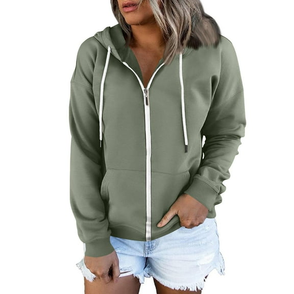 EDFBUYKRS Female Long Sleeve Hoodie Women's Camo Leopard Print Pullover Hooded Sweatshirt Soft Drawstring Long Sleeve Casual Tops with Front Pocket for Outdoor Daily Wear L