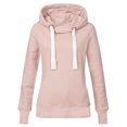 thumbnail image 1 of EDFBUYKRS Female Long Sleeve Hoodie Women's Solid Color Slouchy Hoodie Pullover Casual Thick Blouse Top Long Sleeve Comfortable Sweatshirt for Everyday Wear Xxl, 1 of 2